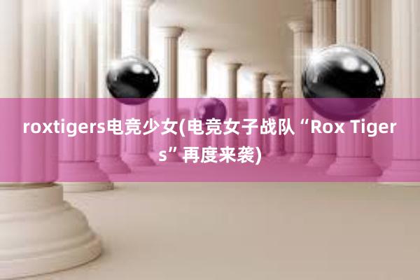 roxtigers电竞少女(电竞女子战队“Rox Tigers”再度来袭)