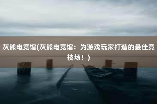 灰熊电竞馆(灰熊电竞馆：为游戏玩家打造的最佳竞技场！)