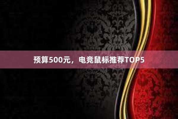 预算500元，电竞鼠标推荐TOP5