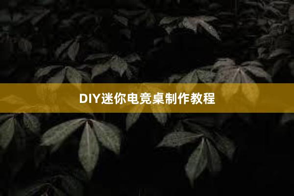 DIY迷你电竞桌制作教程